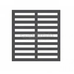 Grille avec support GN 1/1