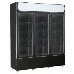 Armoire réfrigérée positive 0/+10°C - 3 portes vitrées battantes - 1530 litres