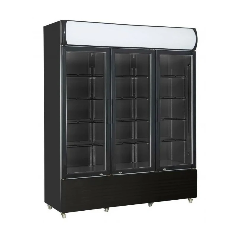 Armoire réfrigérée positive 0/+10°C - 3 portes vitrées battantes - 1530 litres