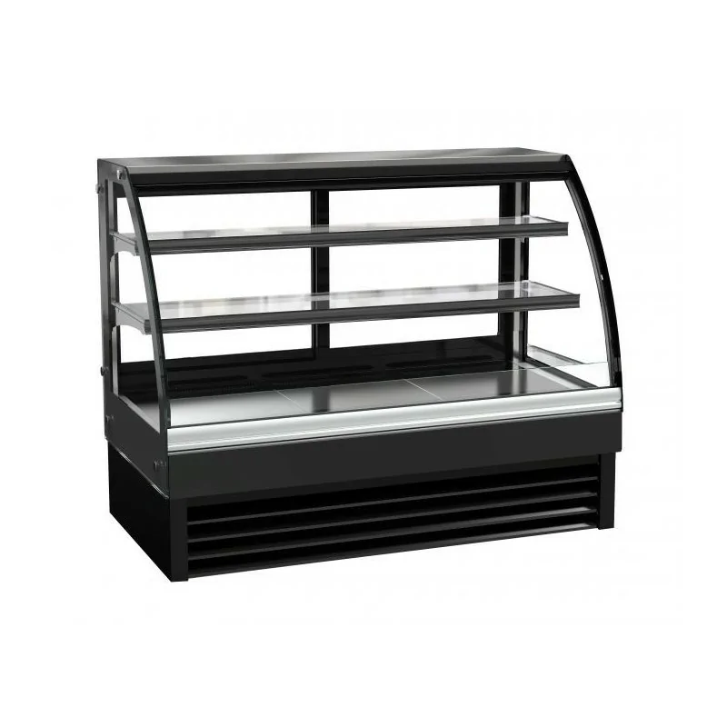 Vitrine bombée réfrigérée de boulangerie - 400 L - 2000 x 680 x 1200 mm