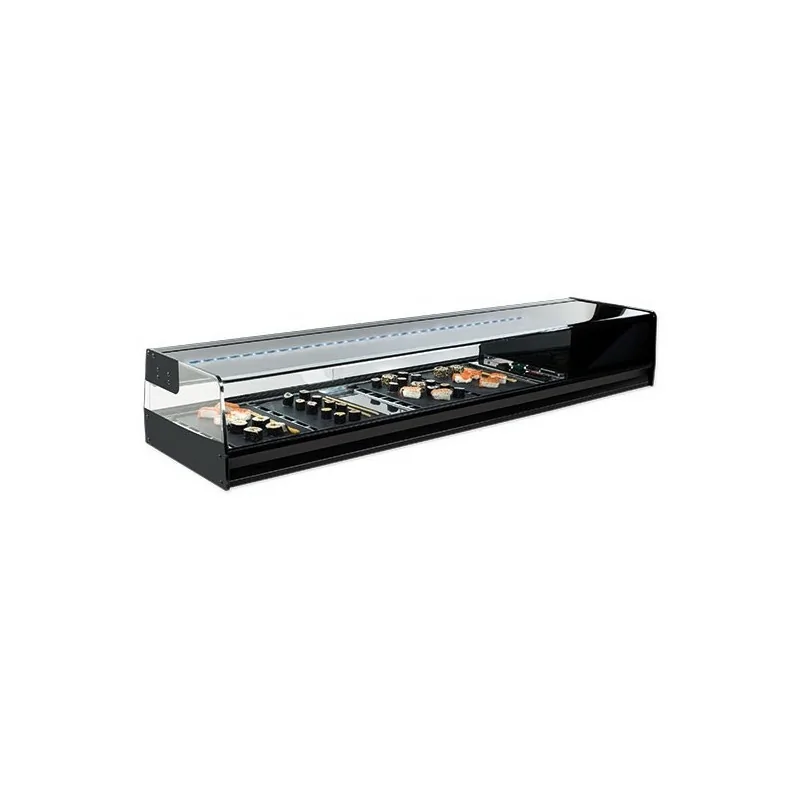 Presentoir réfrigérée pour sushi 6x GN 1/3 avec éclairage LED, +1°/+5°C