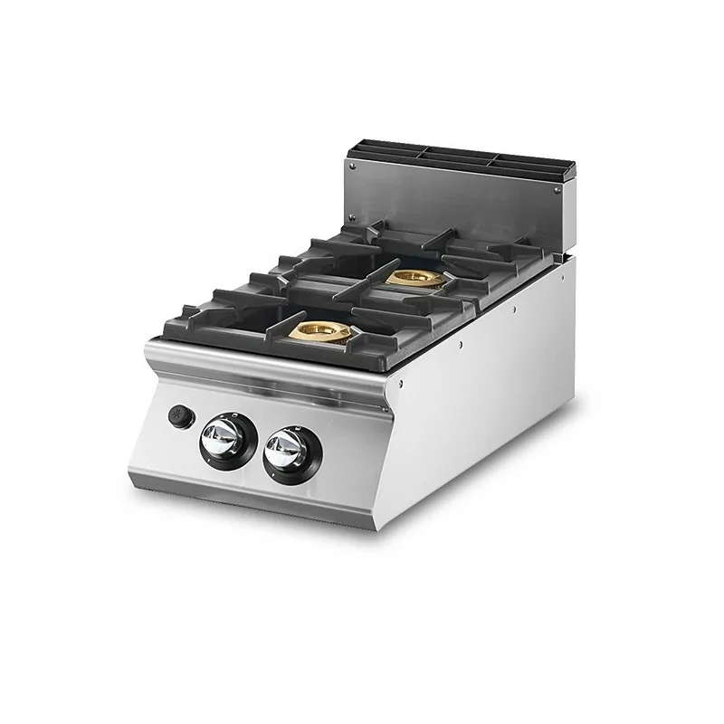 Cuisinière gaz, top, 2 brûleurs