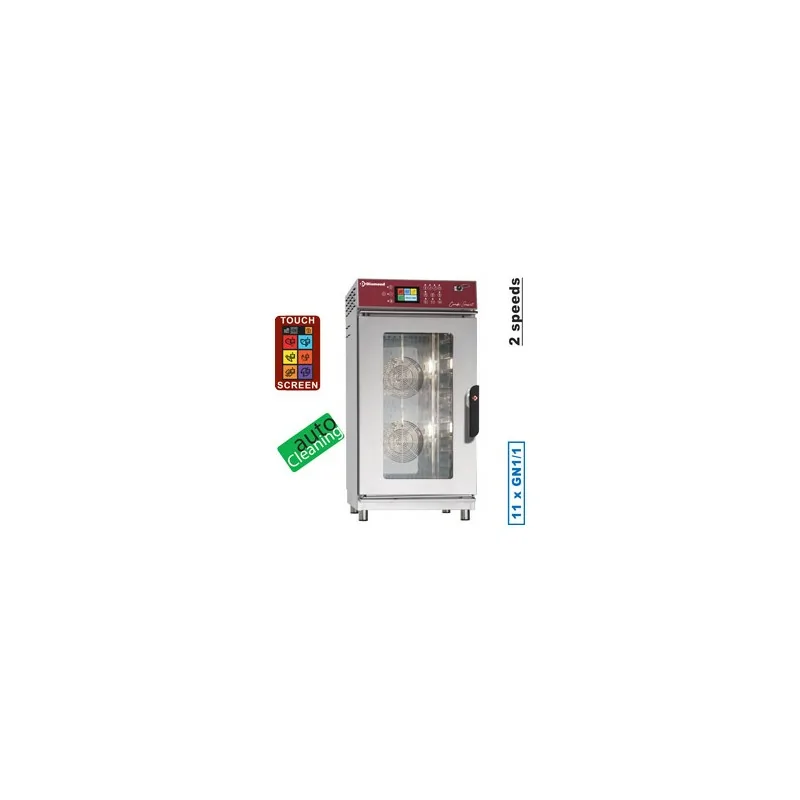 Four vapeur/convection électrique, 11x GN1/1 Touch Screen+ Auto-Cleaning