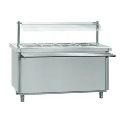 Bain-marie 6x GN 1/1 - 200 mm de profondeur