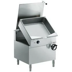 Sauteuse gaz basculante, cuve inox 60 litres, sur meuble