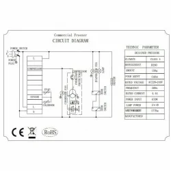 Armoire réfrigérée inox 2 portes - 1200 litres -