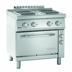 Cuisinière él. 700,L800,4p,four él.