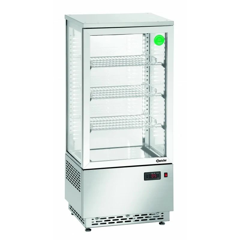 Vitrine réfrig. Mini 78L, inox A2CH