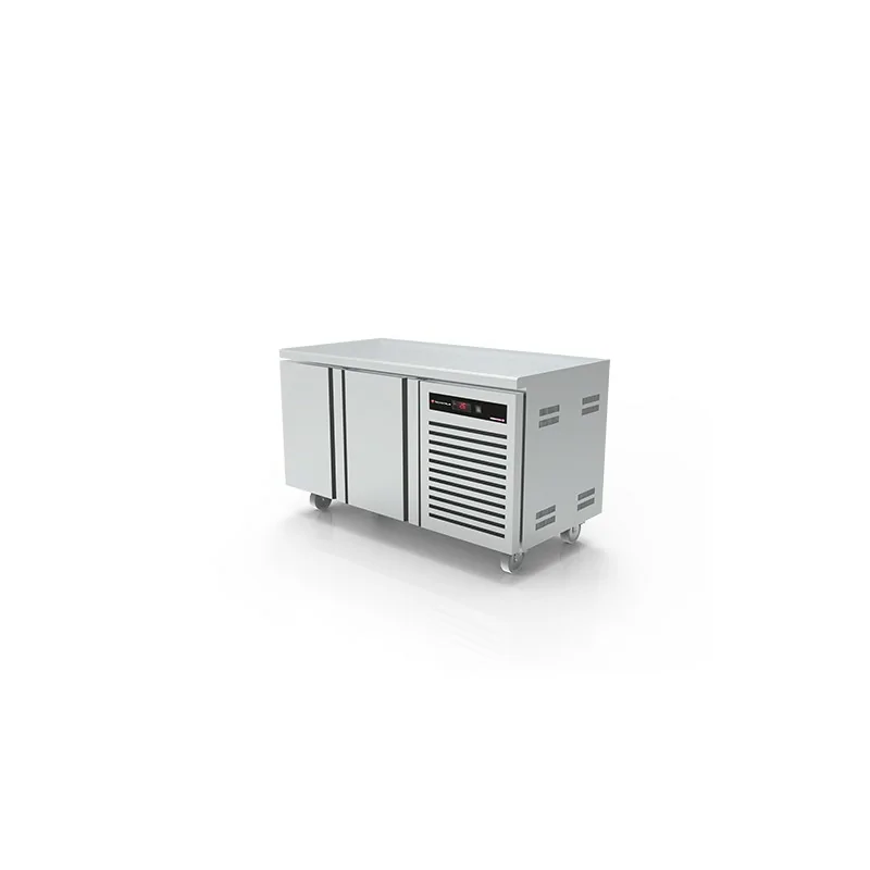 DESSERTE REFRIGEREE - T°C POSITIF (- 2°C/+ 8°C) prof. 700MM - 274L - GN1/1 - CENTRALE 2 PORTES