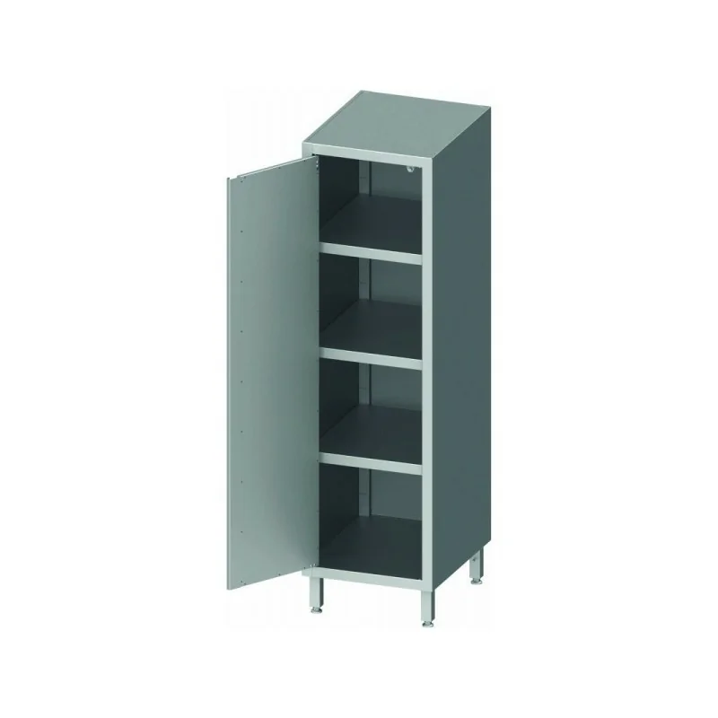 Armoire haute inox 1 porte - 600 x 600 x 1800