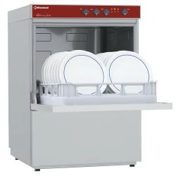 Lave-vaisselle active wash frontal double parois avec pompe de vidange - 500 x 500 mm - Monophasé -DIAMOND