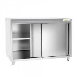 Meuble bas inox central -...