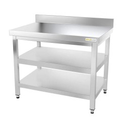 TABLE INOX 2 ETAGES 1000 X...