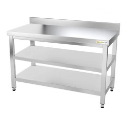 TABLE INOX 2 ETAGES 1400 X...