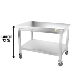 TABLE INOX SOUBASSEMENT...