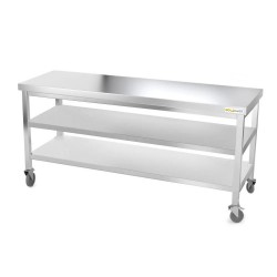 Table centrale inox sur...