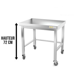 Table soubassement inox...