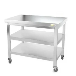 Table centrale inox sur...