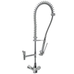 Douchette et robinet avec groupe mélangeur heavy duty douchettes avec robinet H. 800 mm