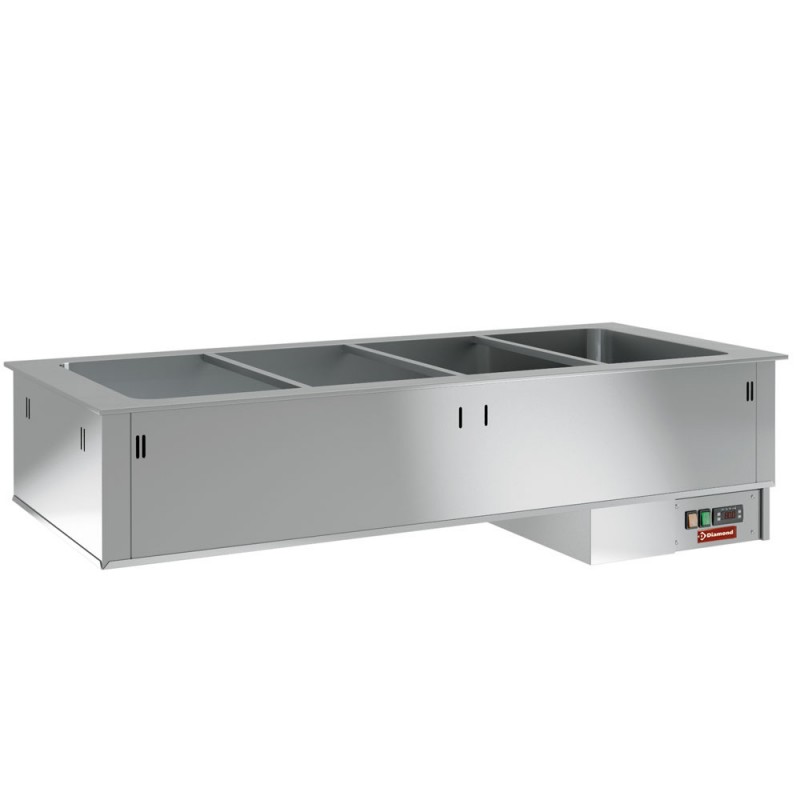 Élément cuve bain marie 3 GN 1/1 éléments bain-marie 1125x700xh380