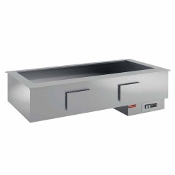 Élément cuve bain marie "a sec" ventilée 3 GN 1/1 éléments bain-marie "a sec" ventiles 1125x700xh380