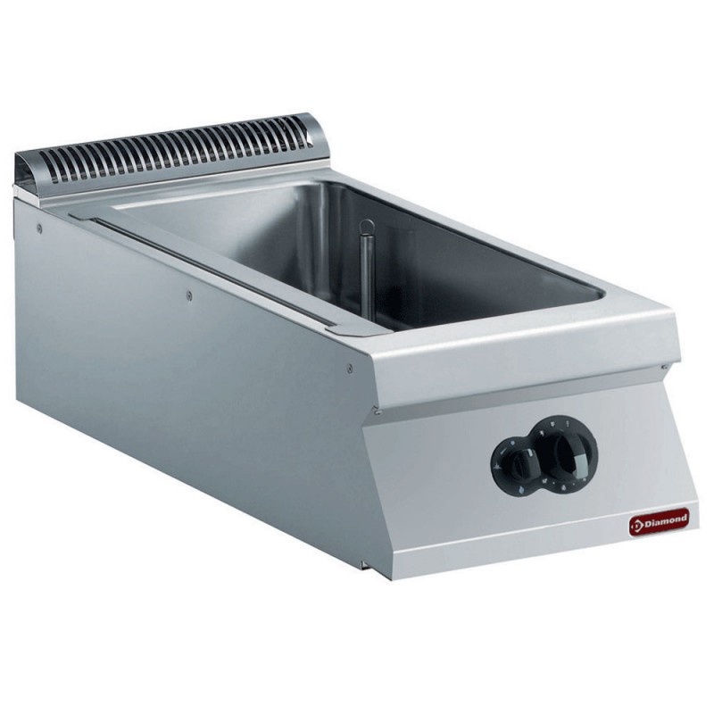 Bain-marie gaz 4 GN 1/3 hauteur 150 mm a poser