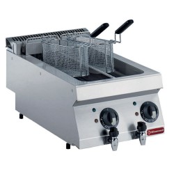 Friteuse professionnelle electrique 2x5 litres -a poser-