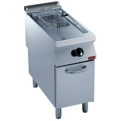 Friteuse professionnelle gaz 1 cuve y 15 litres sur meuble