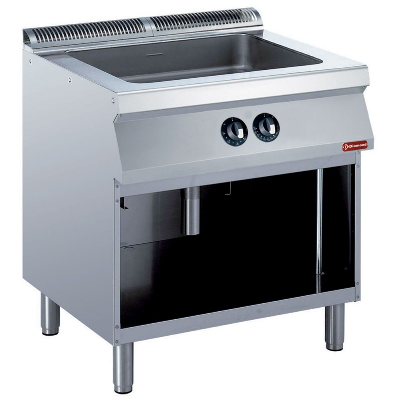 Sauteuse-cuiseur gaz multifonctions cuve compound 22 litres