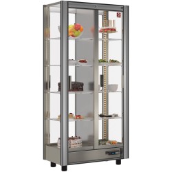 Vitrine à desserts réfrigérée modulable traversante 530 L positive