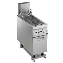 Friteuse gaz digitale avec une cuve 23 litres - Filtrage huile et cuisson lots