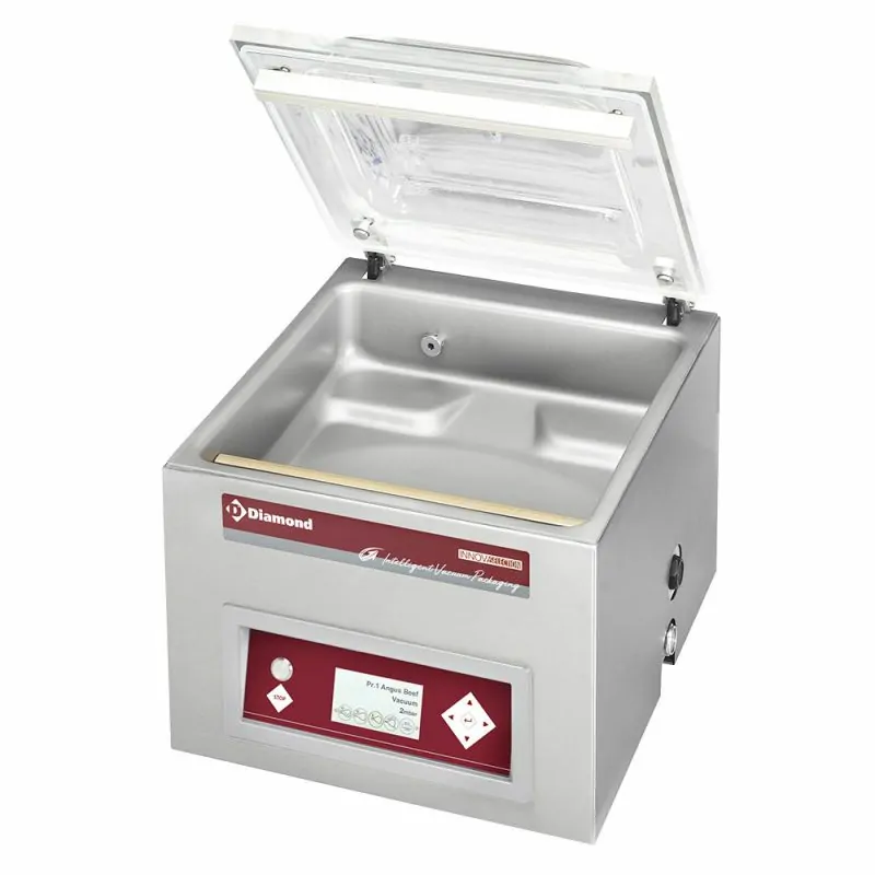 Machine sous-vide, cuve inox 420 x370x hauteur 180 machine sous-vide de table a cloche 480x515xh440