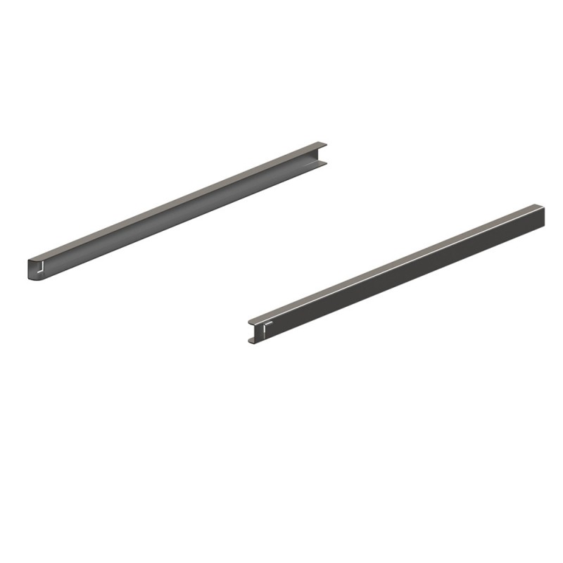 Couple glissières inox (droit et gauche) pour bmiventilé tp accessoires 462xh25