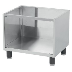 Meuble support inox 660 mm (sans portes) 660x530xh570