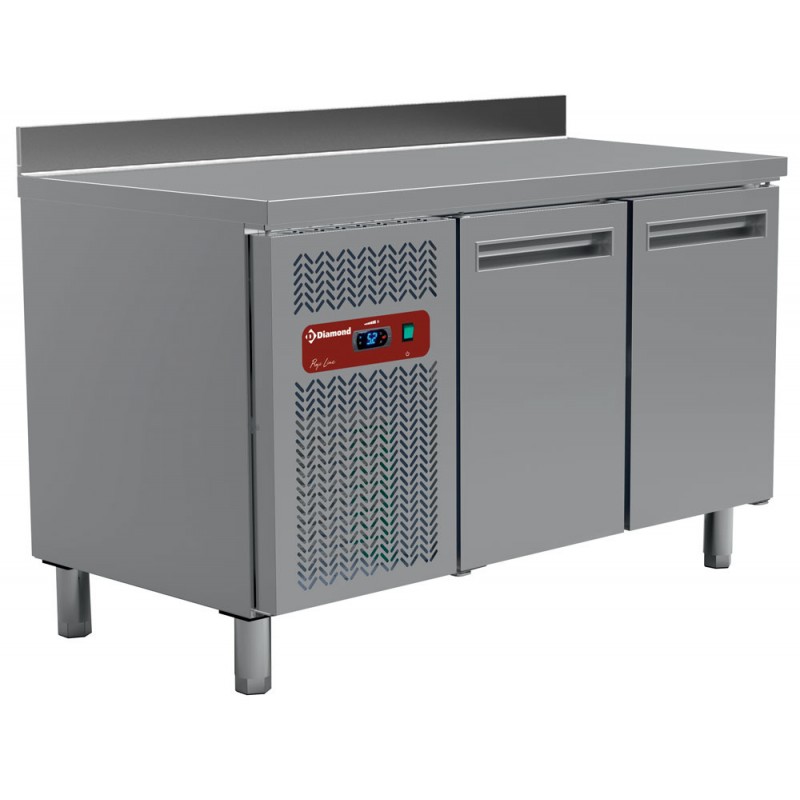 Table frigorifique ventilée 2 portes GN 1/1 260 litres profi line 1350x700xh880/900