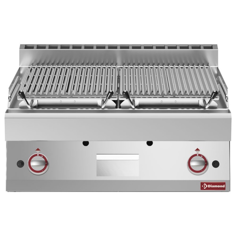 Grill pierre de lave 1/1 module-grille en