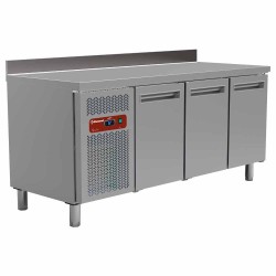 Table frigo, ventilée litres , 3 portes GN 1/1 405 litres profi line 1800x700xh880/900