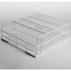 Panier verres diamètre 80 mm, 500x500 mm rilsan paniers et accessoires pour lave-verres et lave-vaisselles