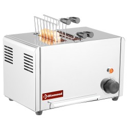 Toaster (croque-monsieur) électrique 2 pinces - Acier inox.