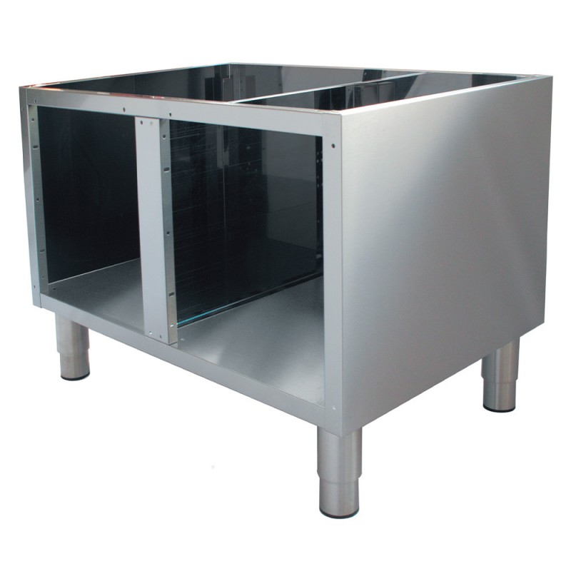 Soubassement ouvert en acier inox aisi 304 800x540xh570