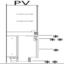 Option Kit de panneaux VITRINE PVG11