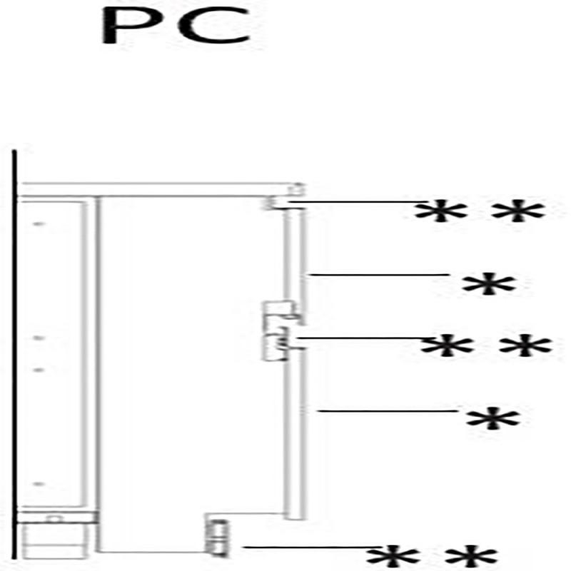 Kit fronton décoratif comptoir neutre panneau en bois plinthe et moulure PC12C