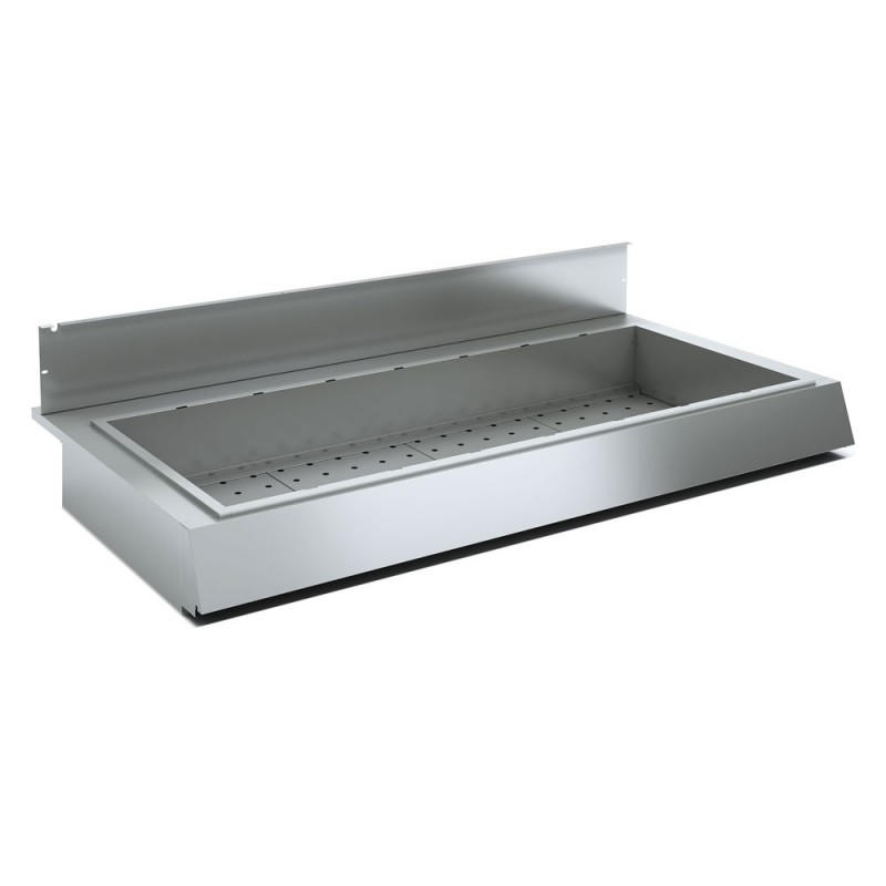 Option Cuve bain marie chaleur sèche 2x GN 1/1 H150mm