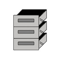 Option: tiroir triple 1/3 x 3, réserve réfrigérée Metrika Line