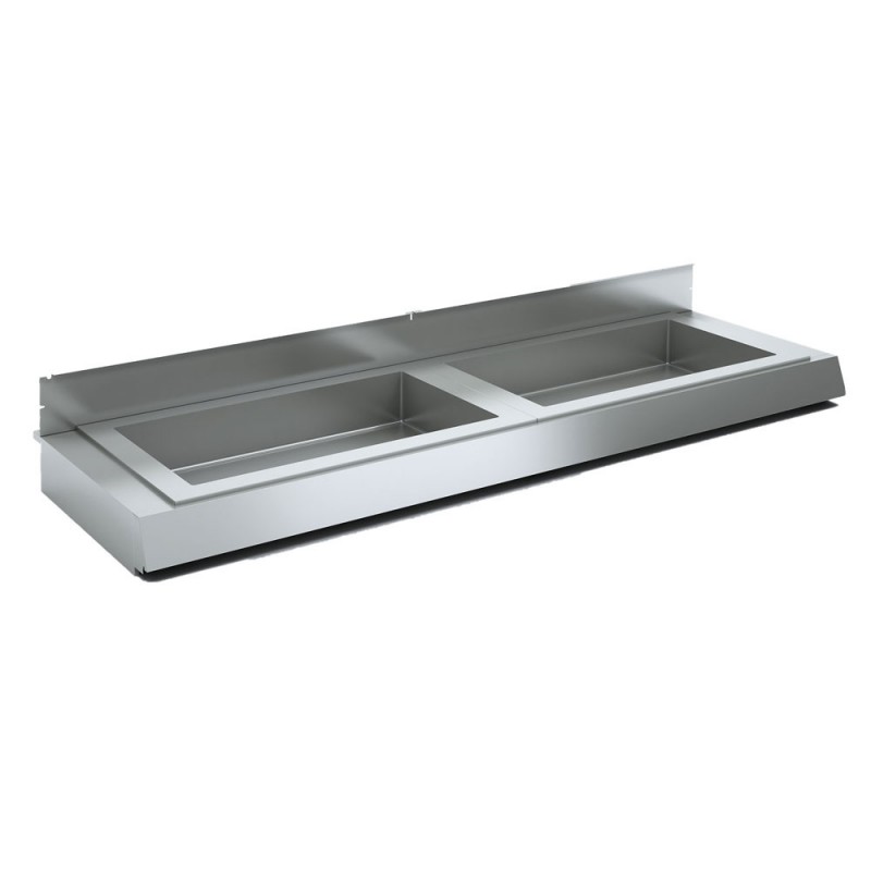 Option Cuve bain marie 2x GN 1/1 H150mm