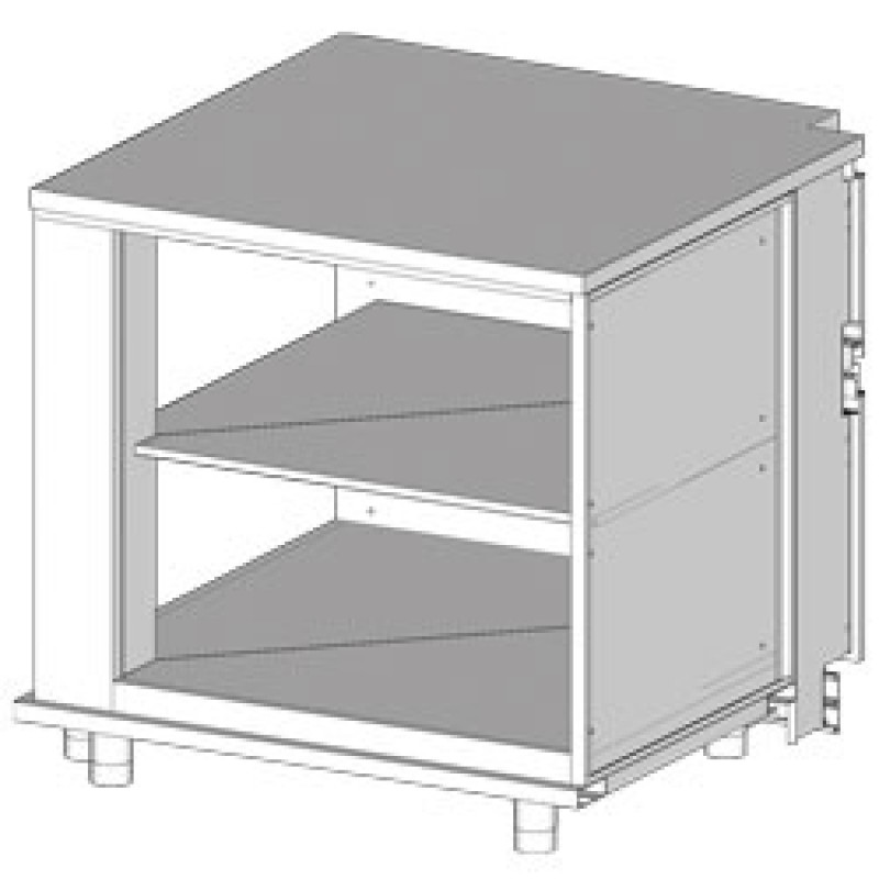 Angle neutre - ouvert 90° Metrika Line dimension : 990(670)x990(670)xh950