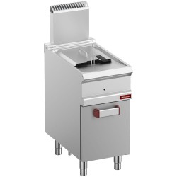 Friteuse professionnelle gaz 1 cuve 14 litres sur armoire