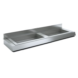 Option Cuve bain marie 4X GN 1/1 H150mm