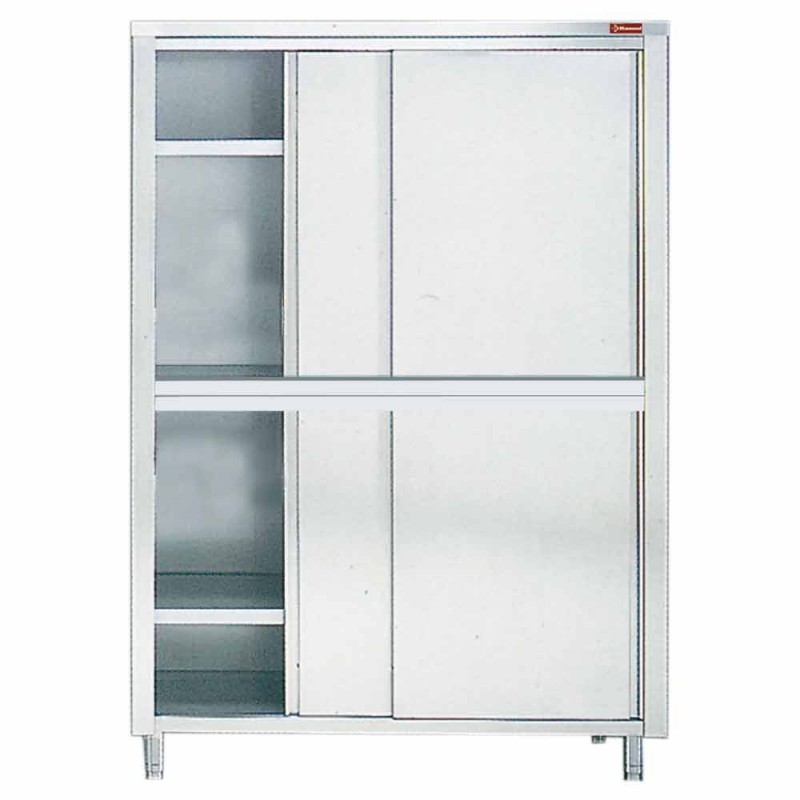 Armoire de rangement 4 portes coulissantes profondeur 600 mm gamme lux line 1600x600xh2000