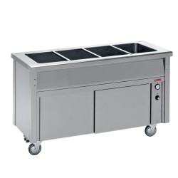 Élément bain-marie armoires neutre 2 GN 1/1 éléments bain-marie 800x700xh900